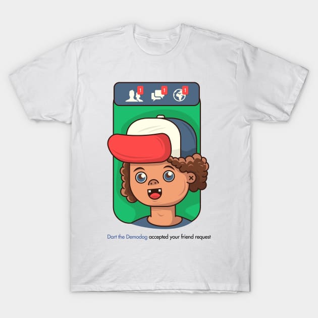Dustin from Stranger Things has a New Friend! T-Shirt by andrewcreative